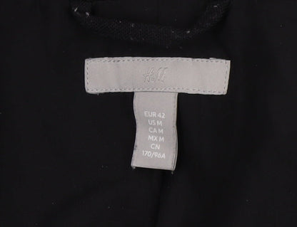 H&M Women's Black Blazer 14 Notch Lapel Elegant