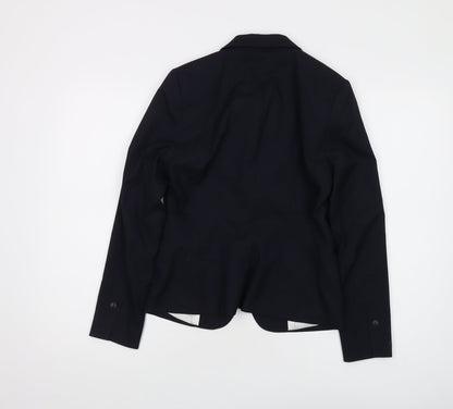 H&M Women’s Black Suit Jacket, Size 8, Classic Fit