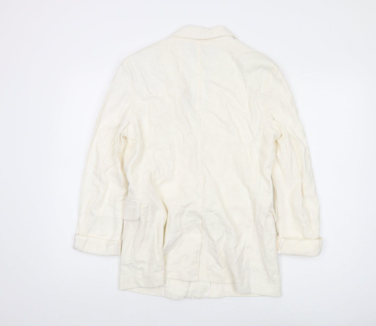 Bershka Women’s Ivory Blazer Size 12