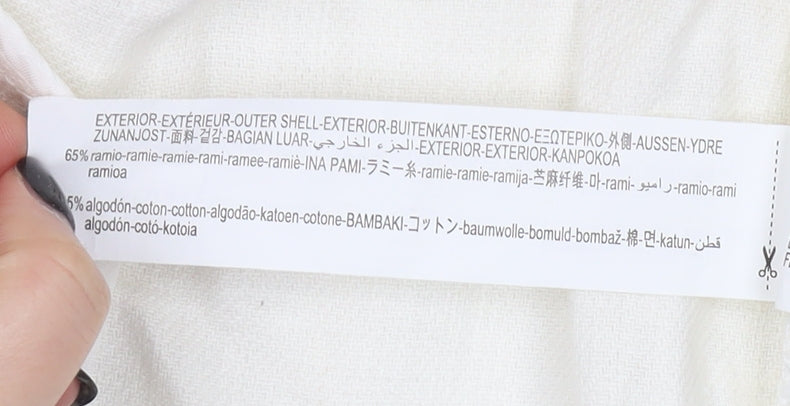 Bershka Women’s Ivory Blazer Size 12