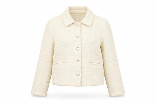 Womens UK Size 8 New Look Regular Ivory Blazer