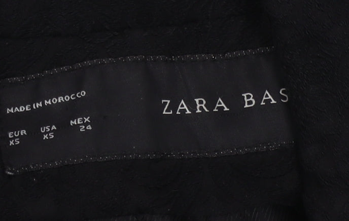 Zara Women's Black XS Blazer - Classic Single Breasted