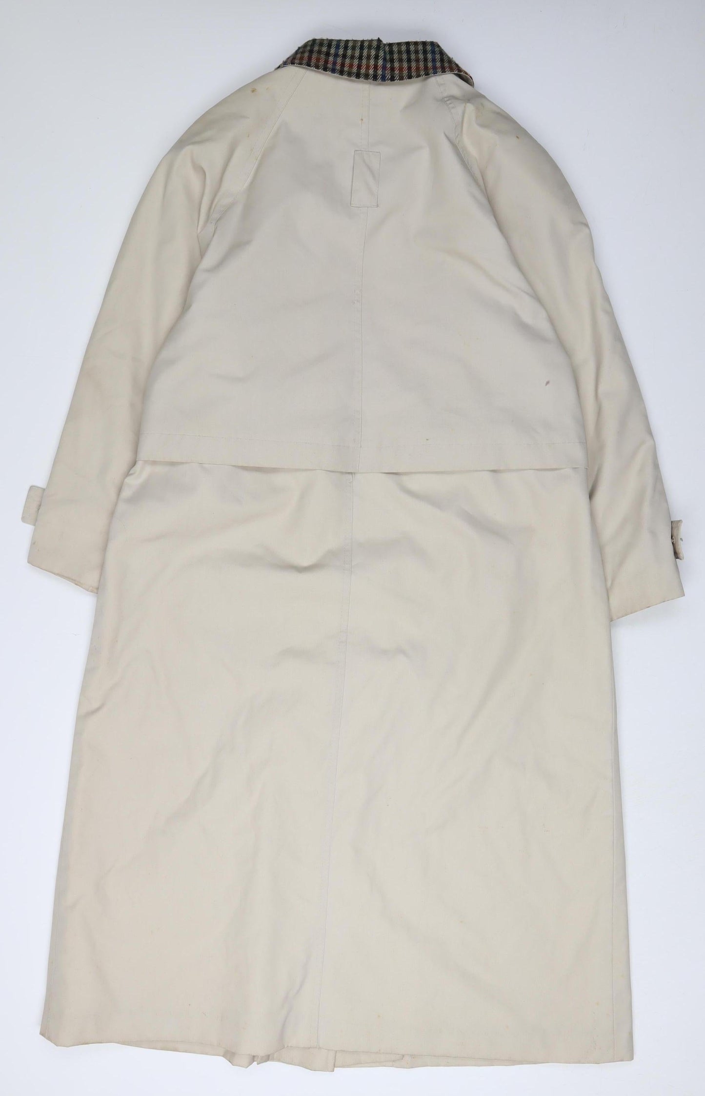 Womens UK Size 16 BHS Beige Trench Coat