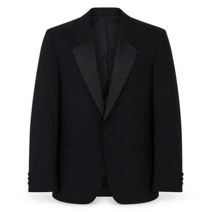Mens UK Size 38 St Michael Regular Black Suit Tuxedo