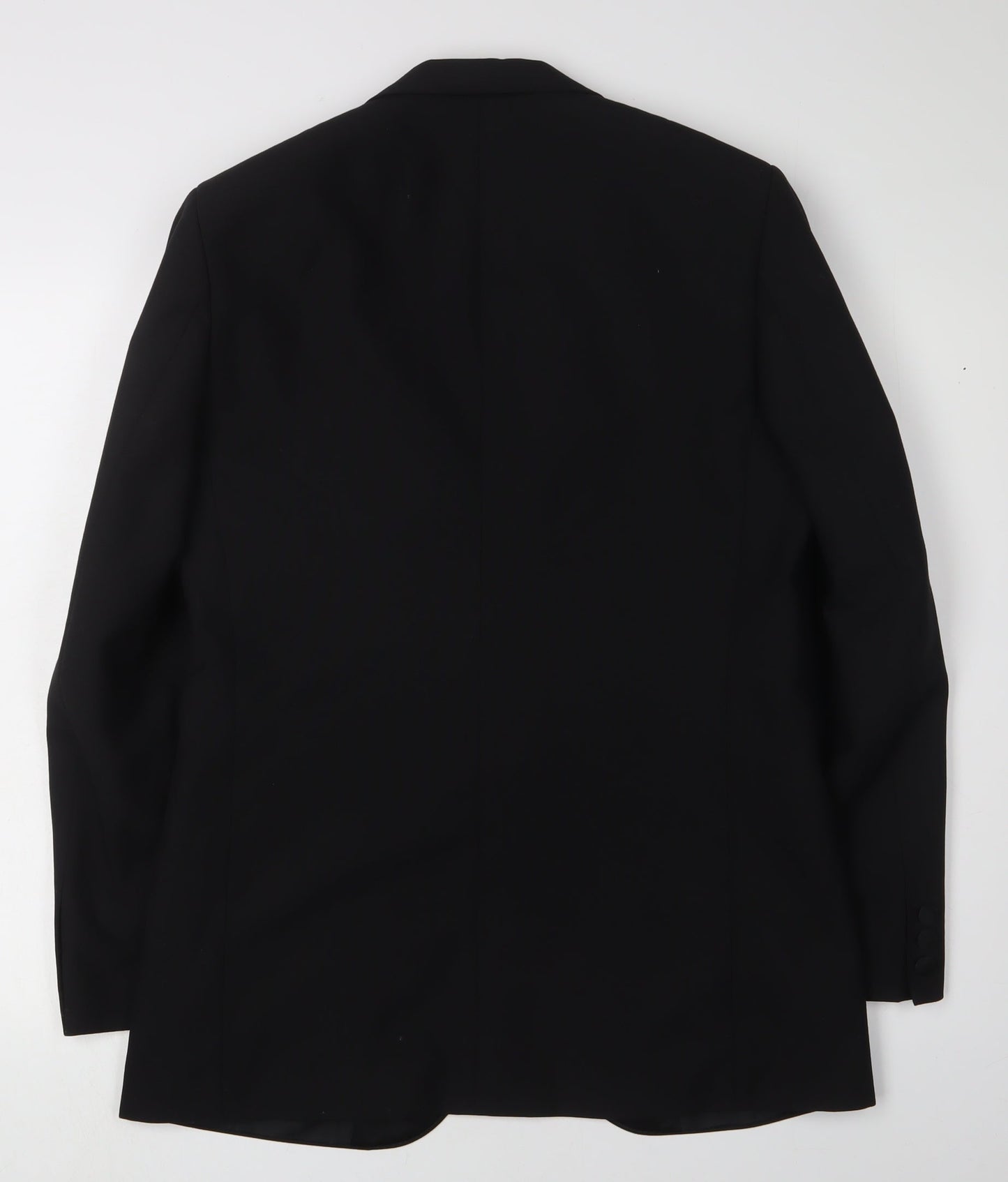 Mens UK Size 38 St Michael Regular Black Suit Tuxedo