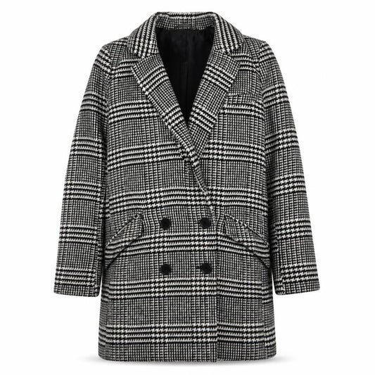 Womens UK Size 8 ASOS Black Pea Coat