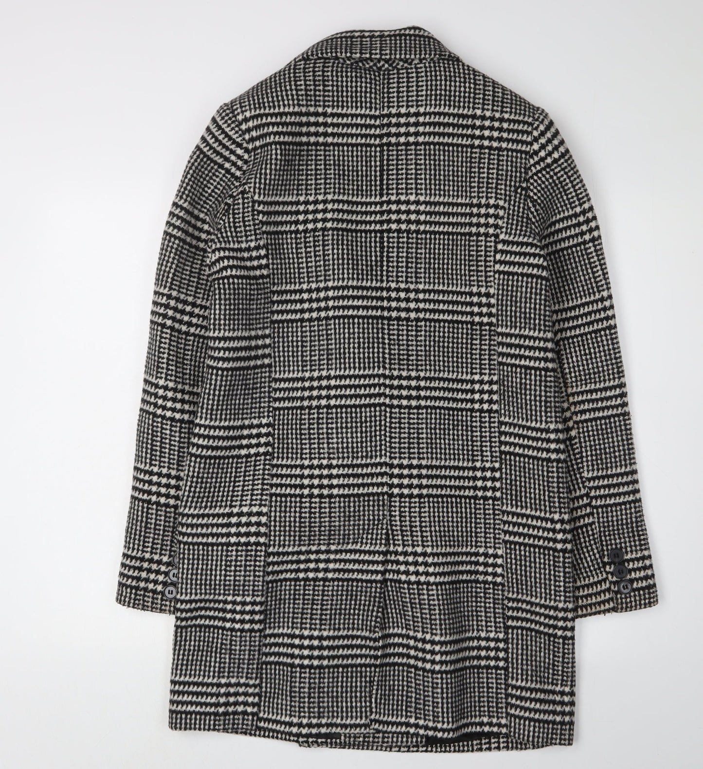 Womens UK Size 8 ASOS Black Pea Coat