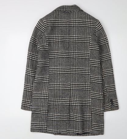 Womens UK Size 8 ASOS Black Pea Coat