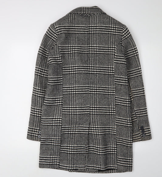 Womens UK Size 8 ASOS Black Pea Coat