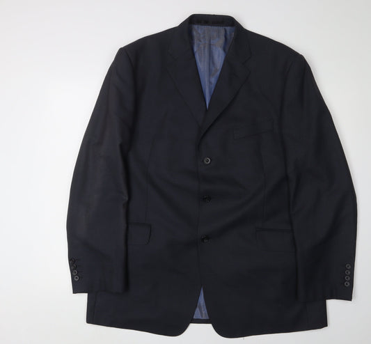 Mens UK Size 44 Marks and Spencer Regular Blue Suit Jacket