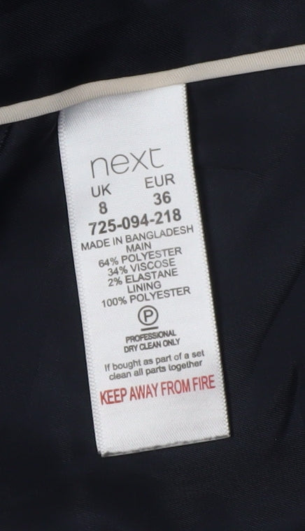 Next Women's Black Blazer Suit Jacket Size 8