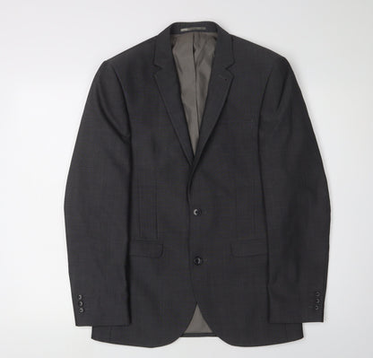 Mens UK Size 36 NEXT Regular Grey Suit Jacket