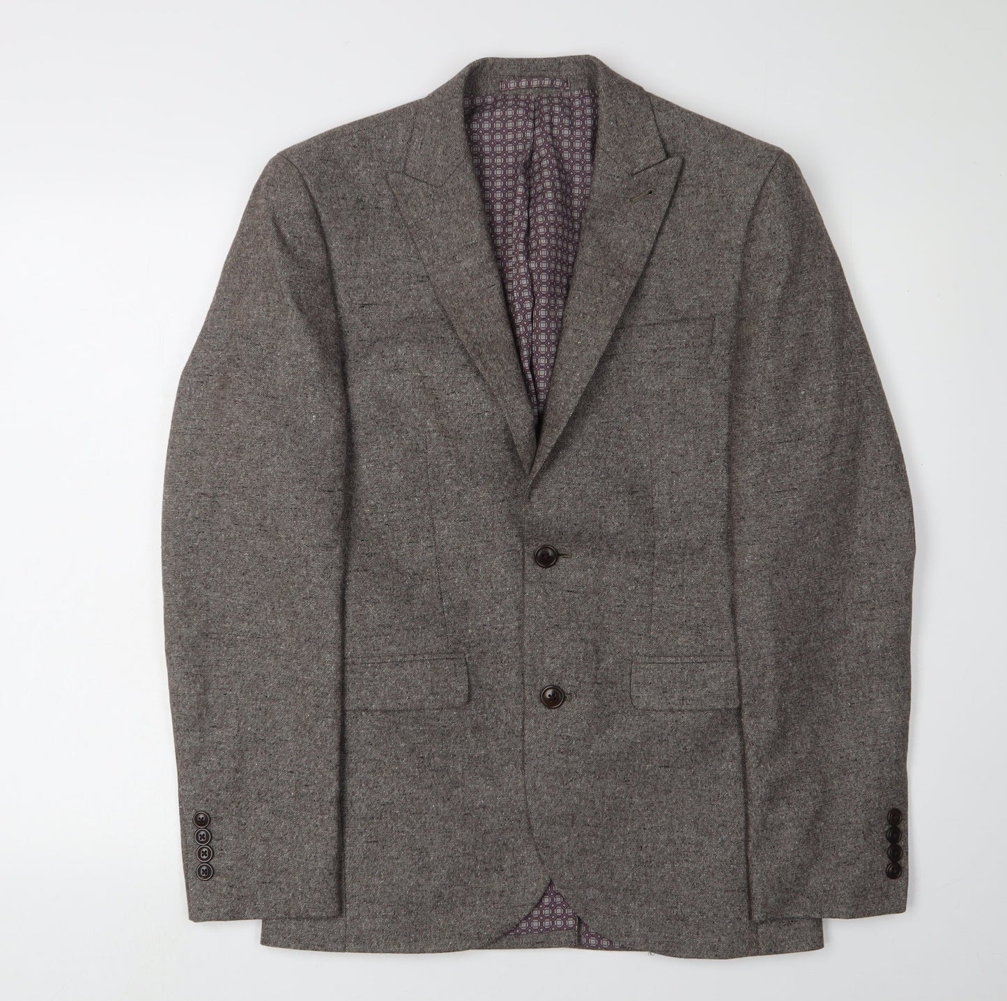 Mens UK Size 36 NEXT Regular Brown Suit Jacket