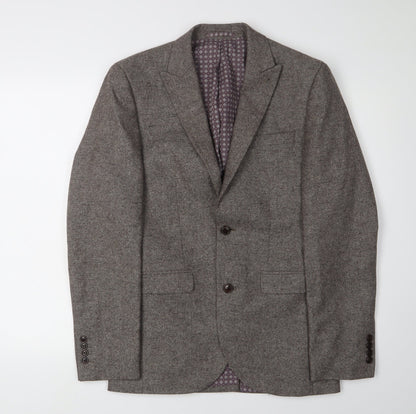 Mens UK Size 36 NEXT Regular Brown Suit Jacket