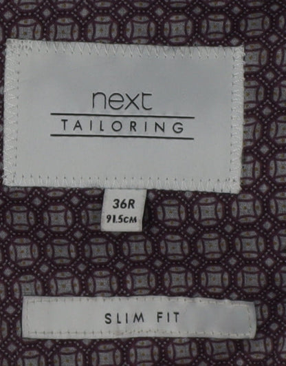Mens UK Size 36 NEXT Regular Brown Suit Jacket
