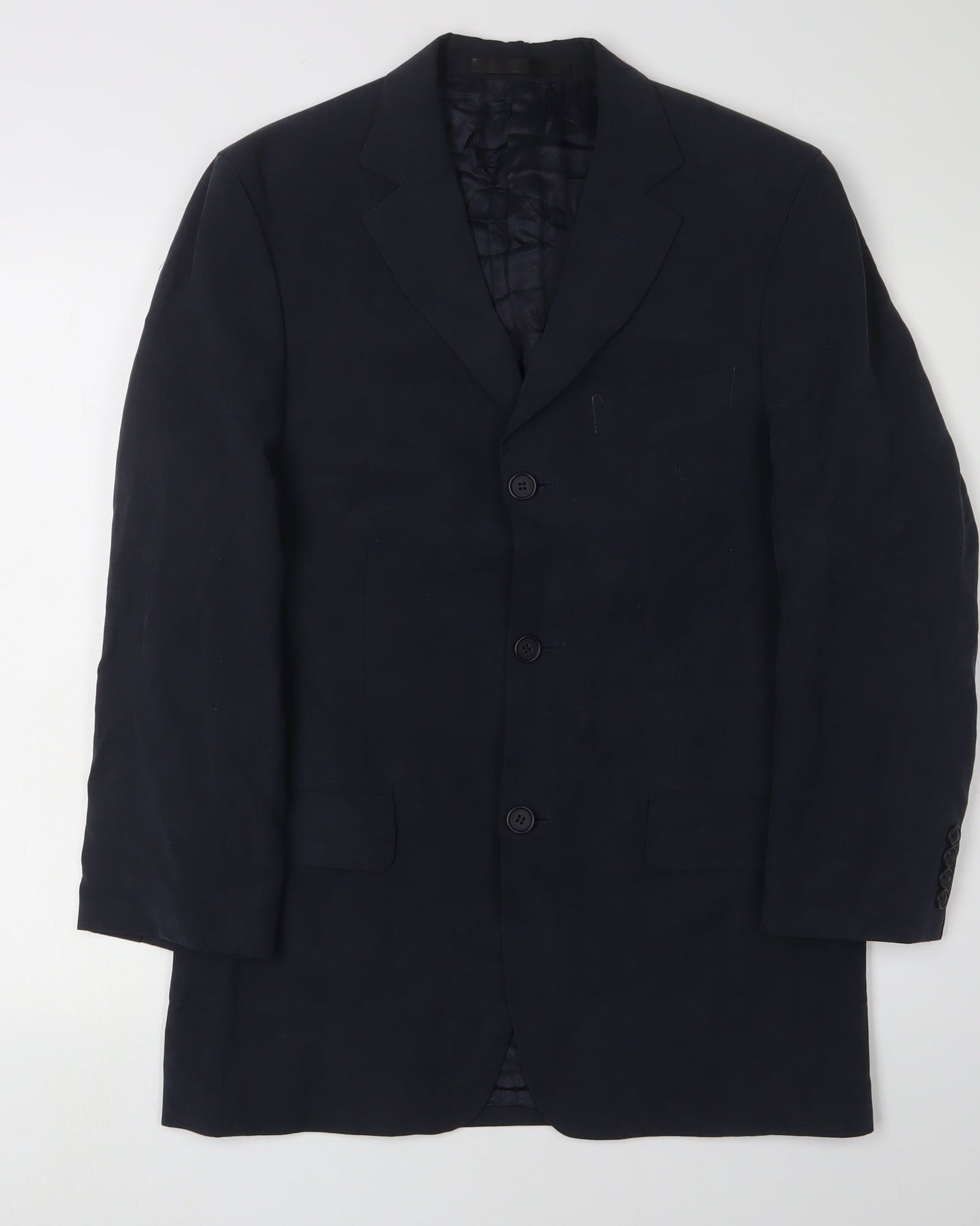 Mens UK Size 36 Marks and Spencer Regular Blue Suit Jacket