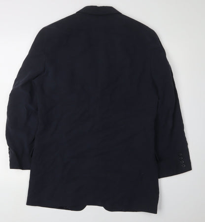 Mens UK Size 36 Marks and Spencer Regular Blue Suit Jacket