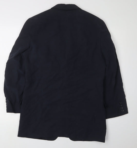 Mens UK Size 36 Marks and Spencer Regular Blue Suit Jacket