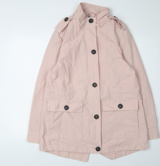 Womens UK Size 14 Marks and Spencer Pink Basic Jacket