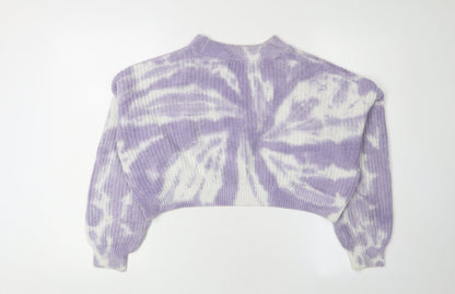 ASOS Design Women's Purple Pullover Jumper Size 10