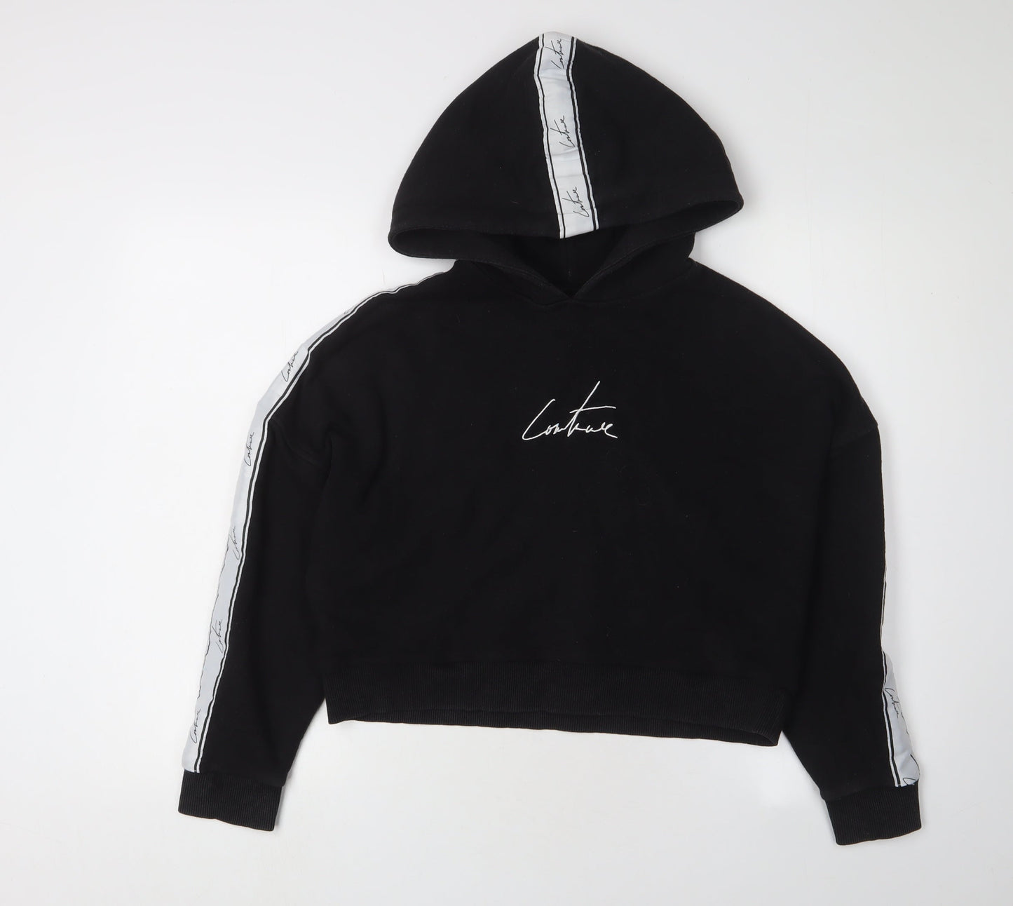 The Couture Club Women's Black Hoodie, Size S, Pullover