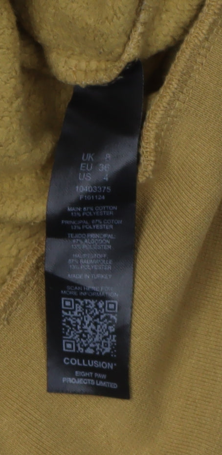 Collusion Brown Unisex Hoodie, Size 6, Great Condition