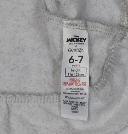 George Girls' Grey Disney Sweatshirt 6-7 Years Pullover