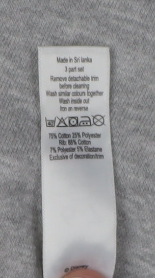 George Girls' Grey Disney Sweatshirt 6-7 Years Pullover