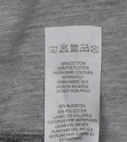 Marvel Iron Man Men's Grey Graphic T-Shirt Size S