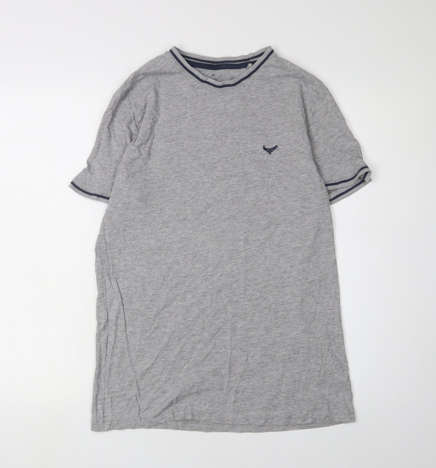 Threadbare Men's Grey Crew Neck T-Shirt M