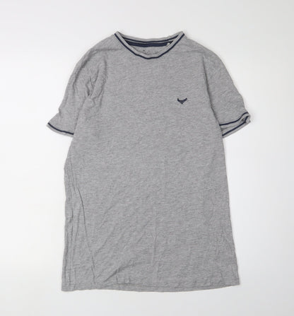 Threadbare Men's Grey Crew Neck T-Shirt M