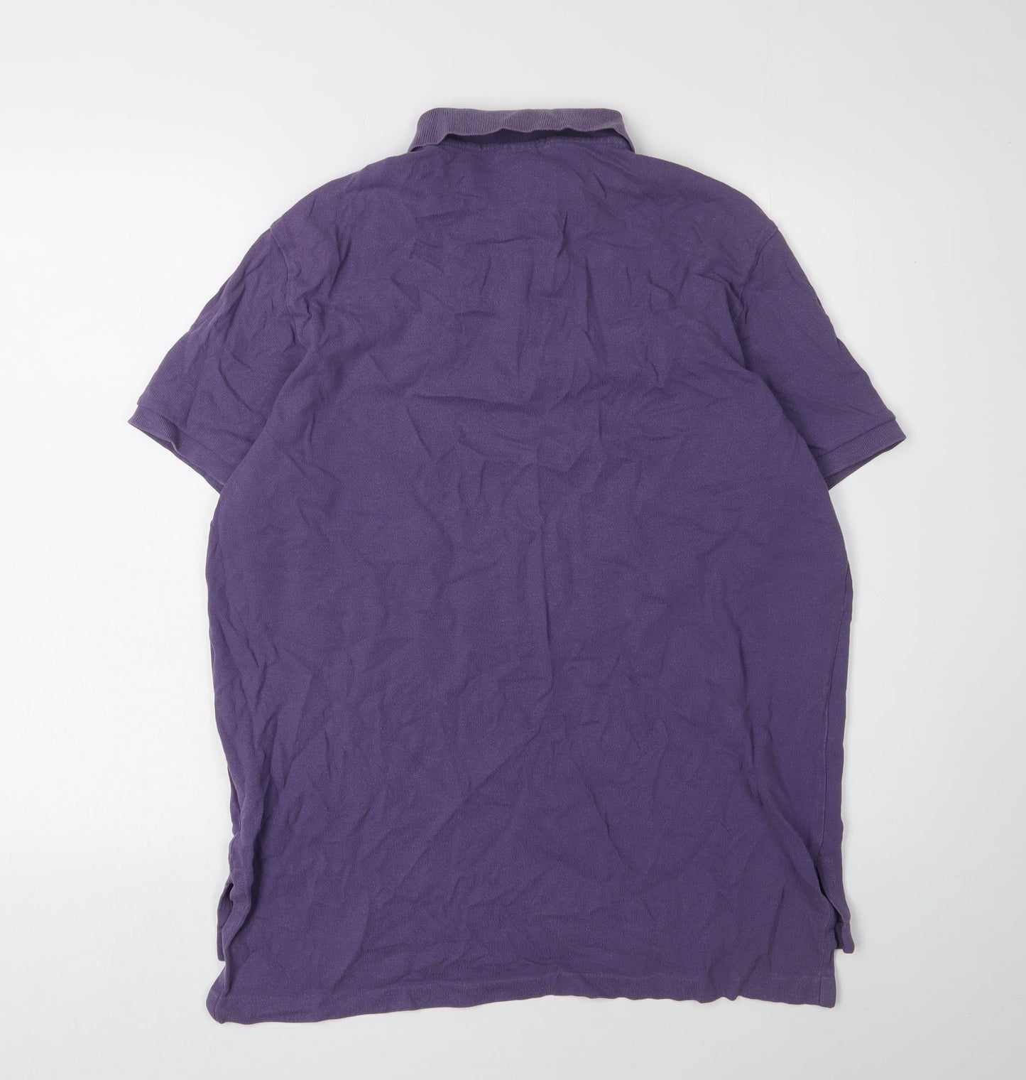 Ralph Lauren Men's Purple Polo Shirt L Slim Fit