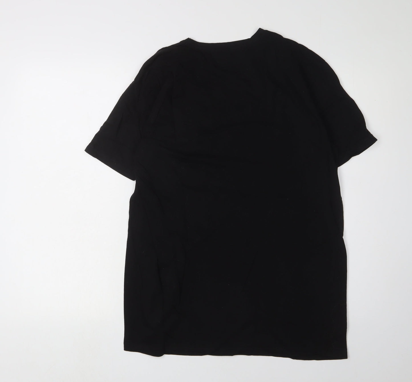 Star Wars Men's Christmas T-Shirt L Black Crew Neck