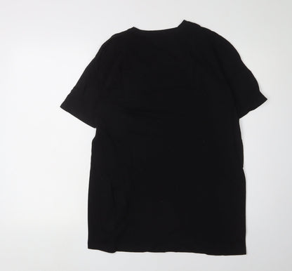 Star Wars Men's Christmas T-Shirt L Black Crew Neck