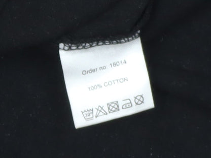 Star Wars Men's Christmas T-Shirt L Black Crew Neck