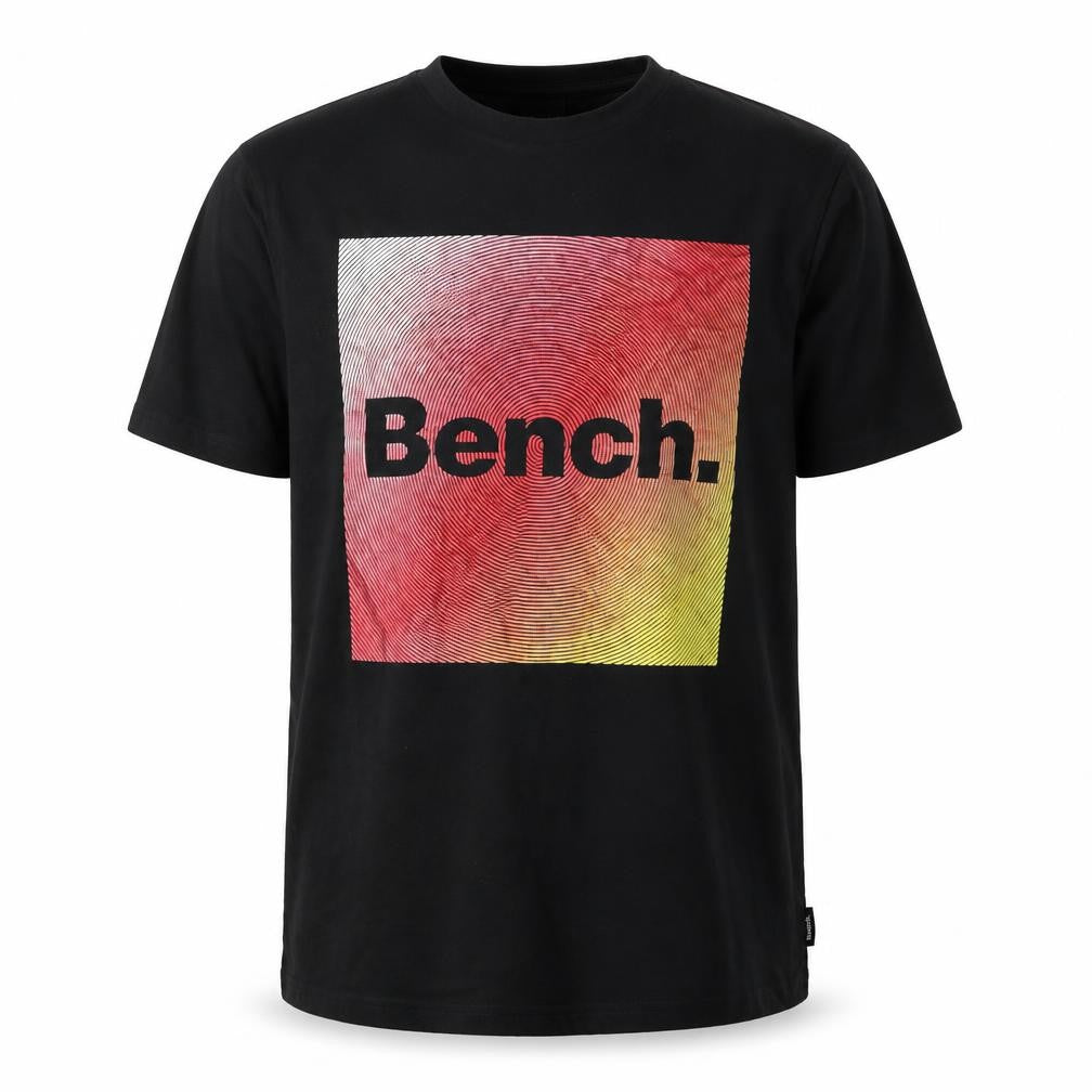 Mens UK Size L Bench Black  T-Shirt