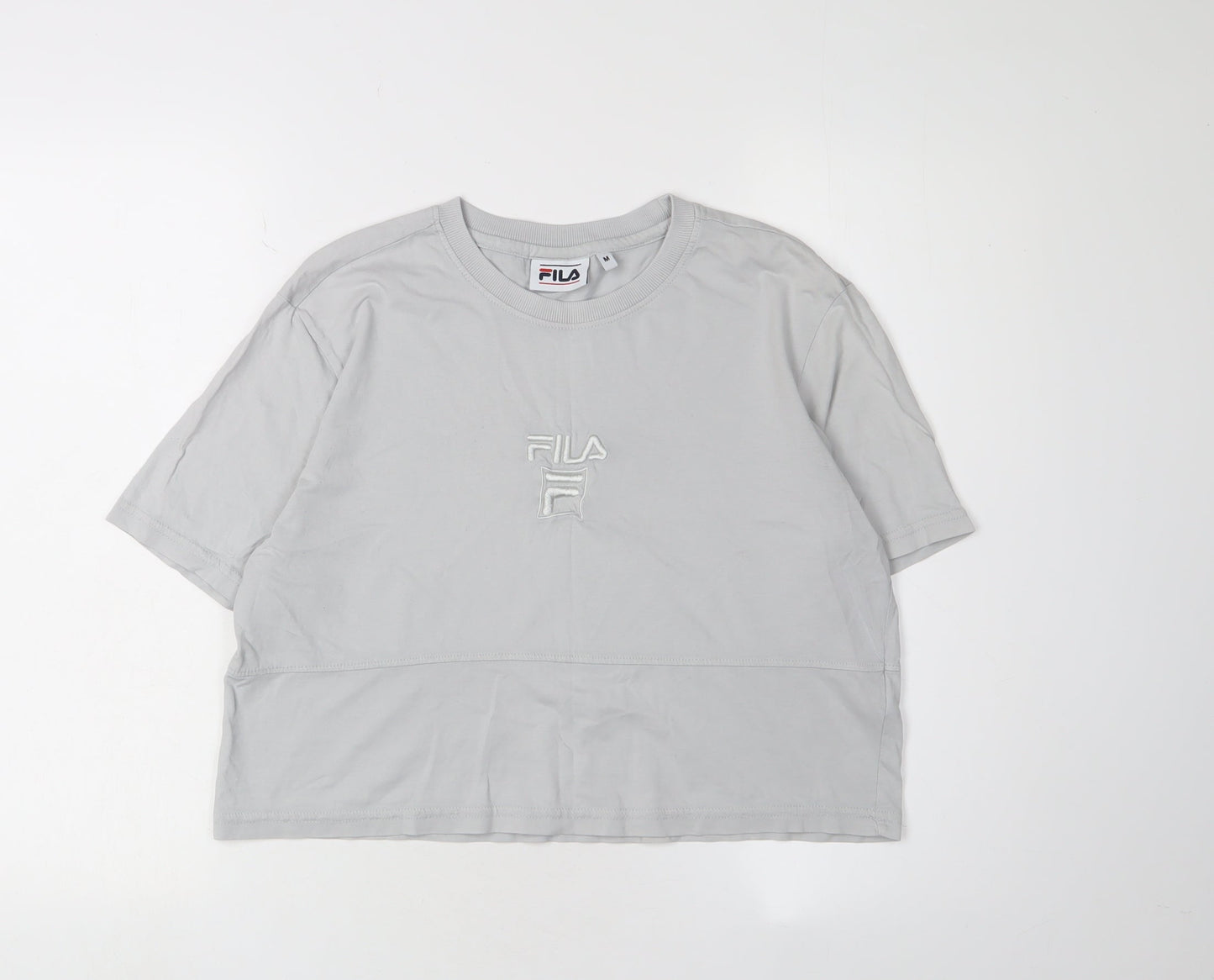 Unisex Adults UK Size M FILA Grey Basic T-Shirt