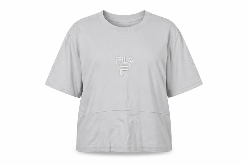 Unisex Adults UK Size M FILA Grey Basic T-Shirt