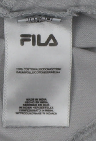 Unisex Adults UK Size M FILA Grey Basic T-Shirt