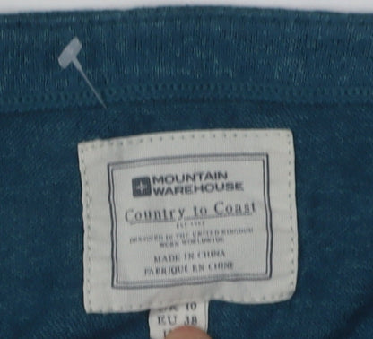 Womens UK Size 12 Mountain Warehouse Blue Pullover Jumper