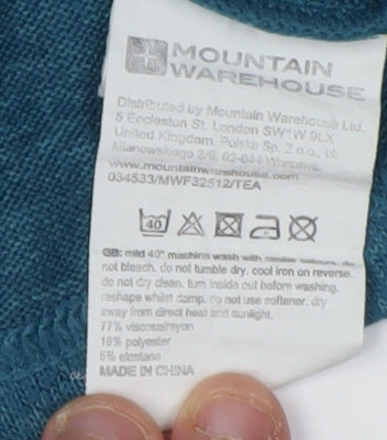 Womens UK Size 12 Mountain Warehouse Blue Pullover Jumper