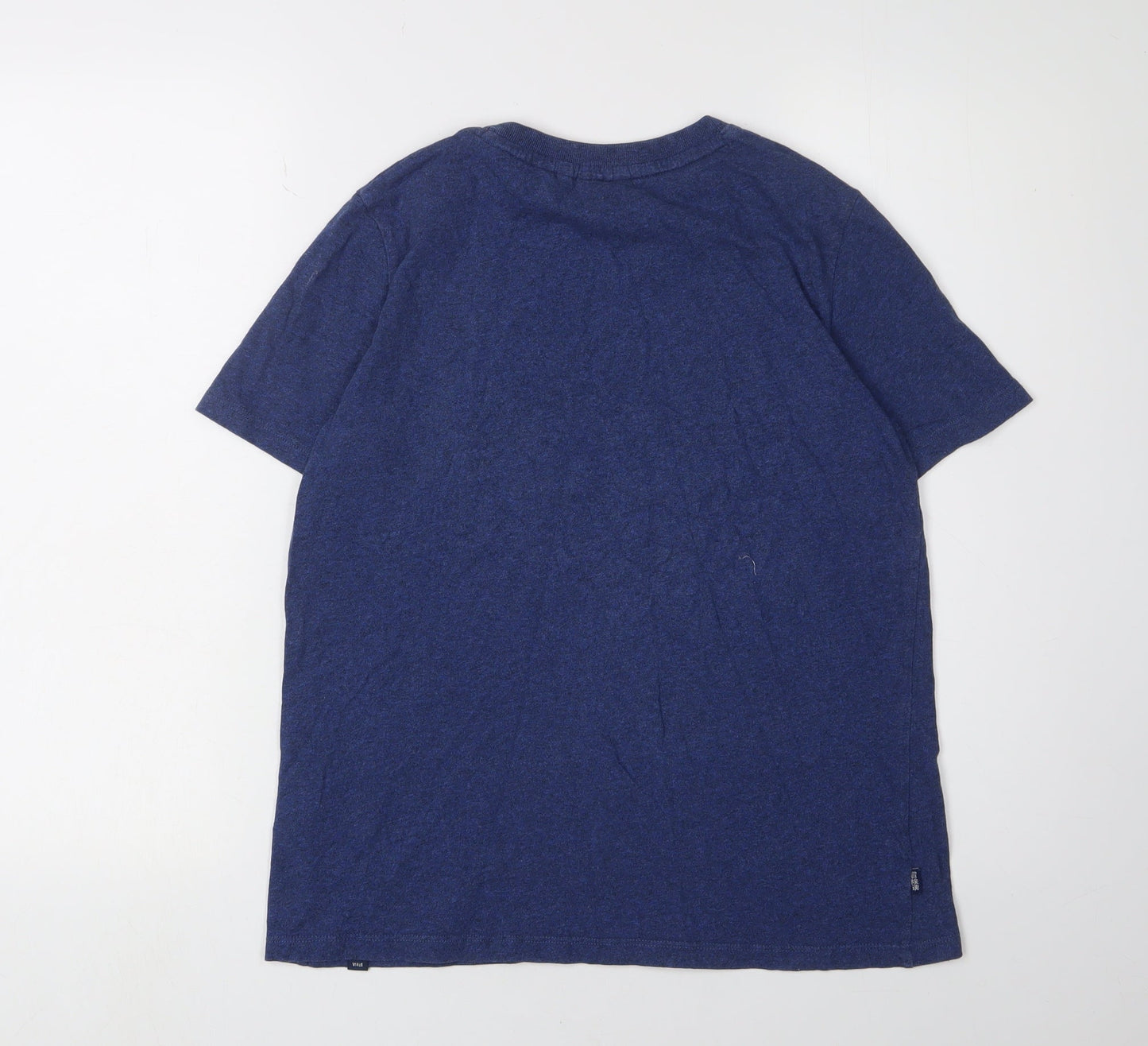 Womens UK Size 8 Superdry Blue Basic T-Shirt