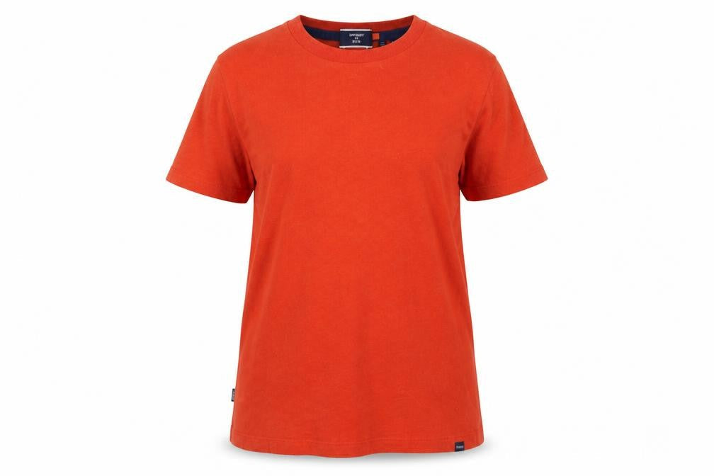 Womens UK Size 8 Superdry Red Basic T-Shirt
