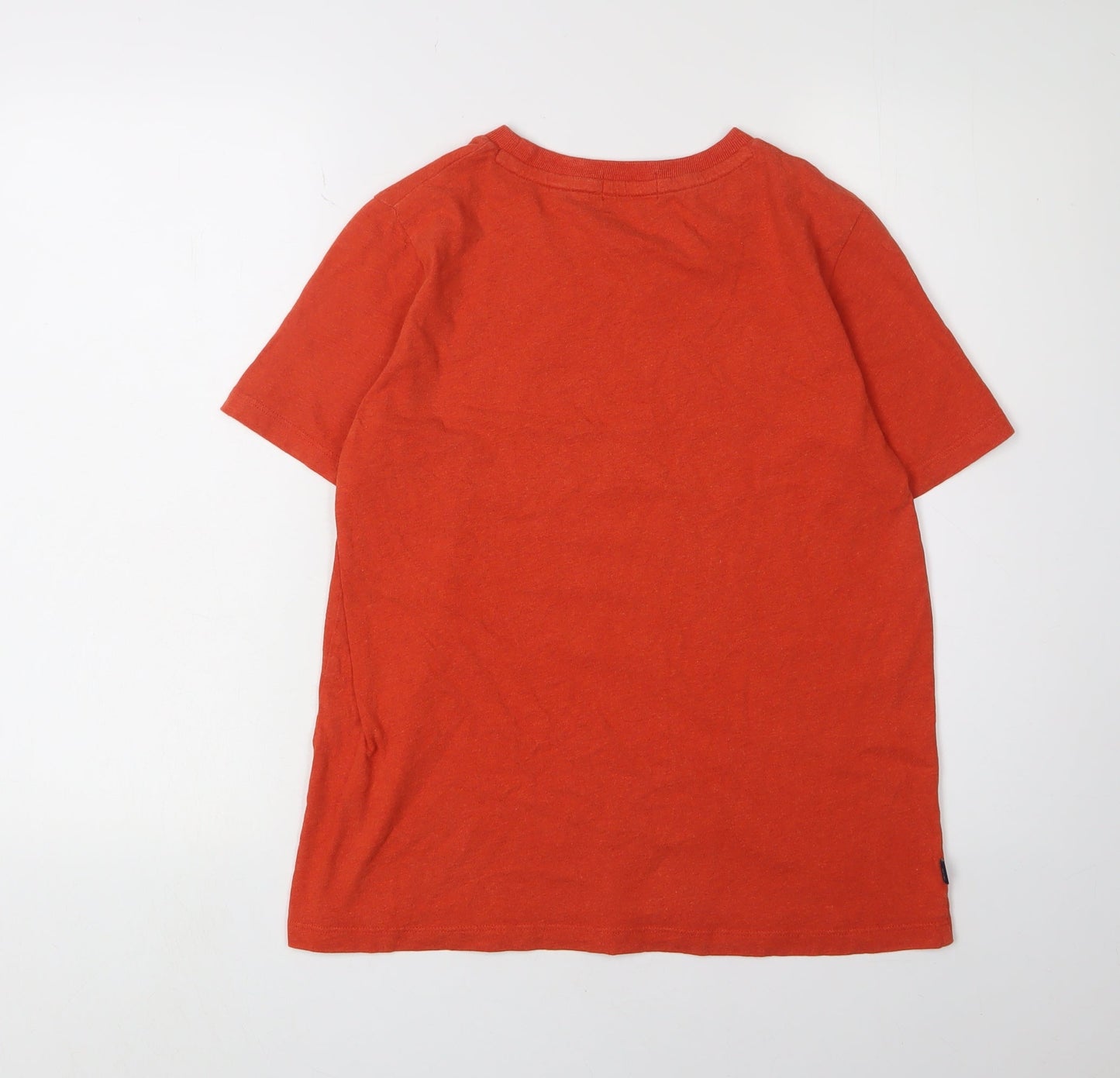 Womens UK Size 8 Superdry Red Basic T-Shirt