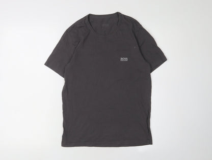 Mens UK Size S HUGO BOSS Black  T-Shirt