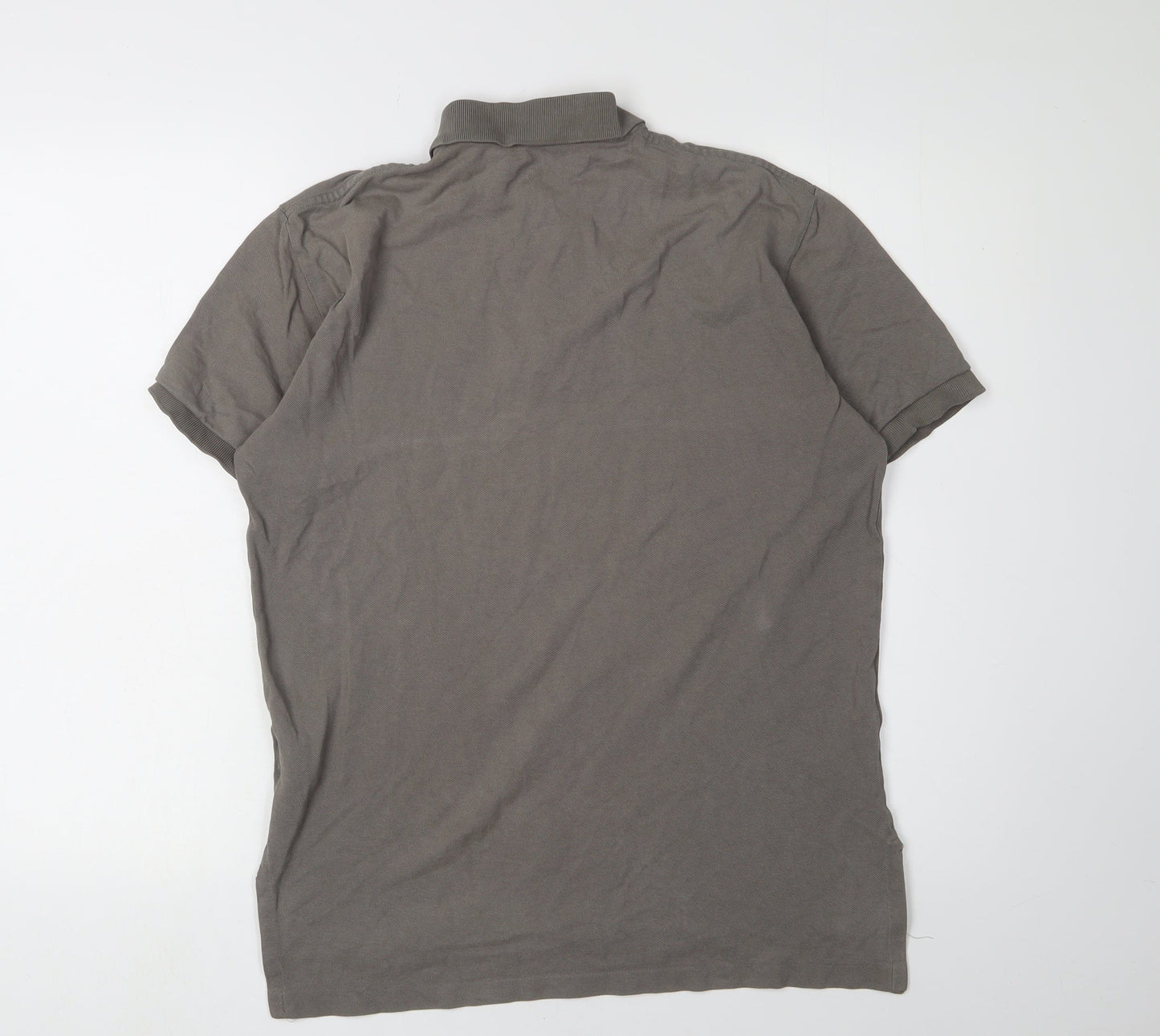 Polo Ralph Lauren Men's Brown S Cotton Polo Shirt