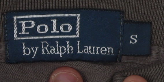 Polo Ralph Lauren Men's Brown S Cotton Polo Shirt