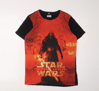 Marks and Spencer Boys Black Star Wars Graphic T-Shirt 13-14 Years