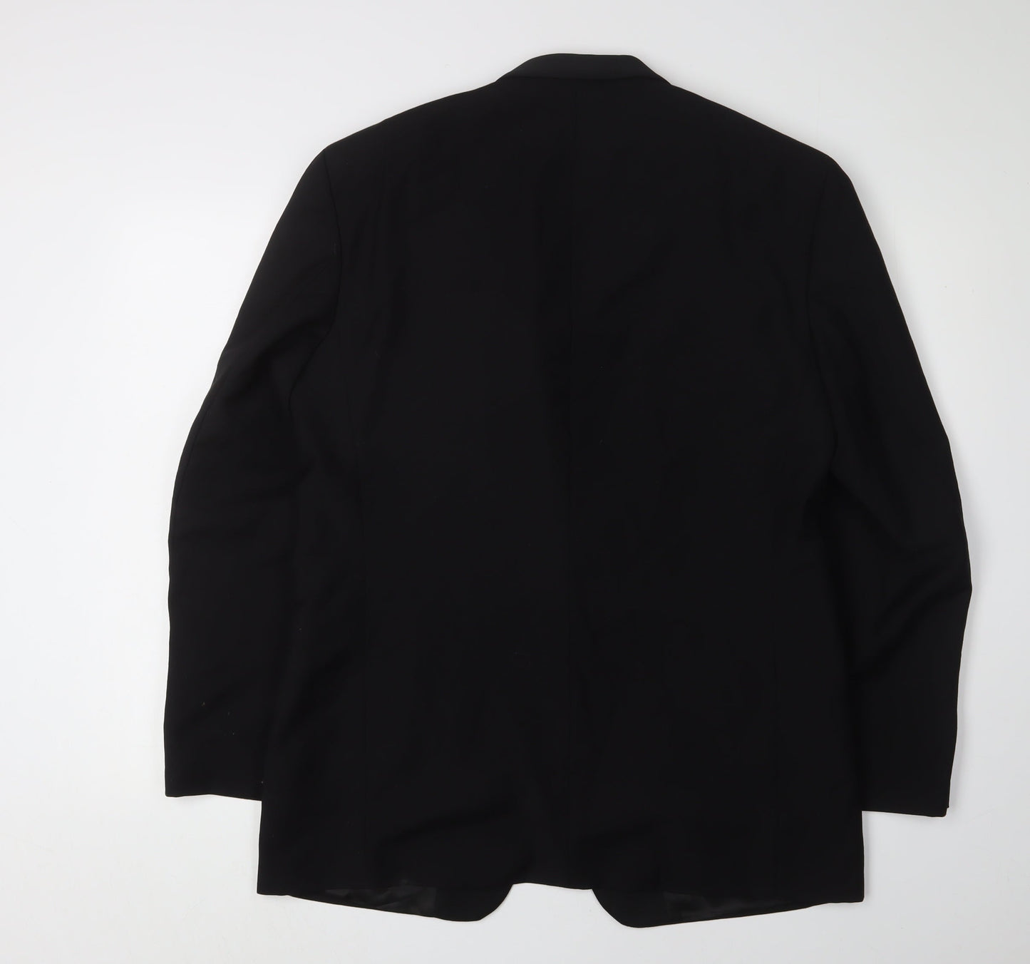 Mens UK Size 40 David Moss Regular Black Suit Tuxedo