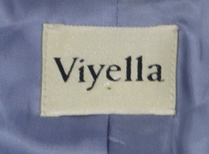 Viyella Women's Purple Long Suit Jacket Size 12